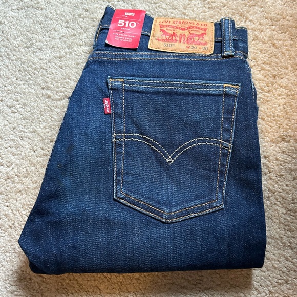 Levi's Dark Blue 510 Skinny Jeans for Men - Picture 3 of 5